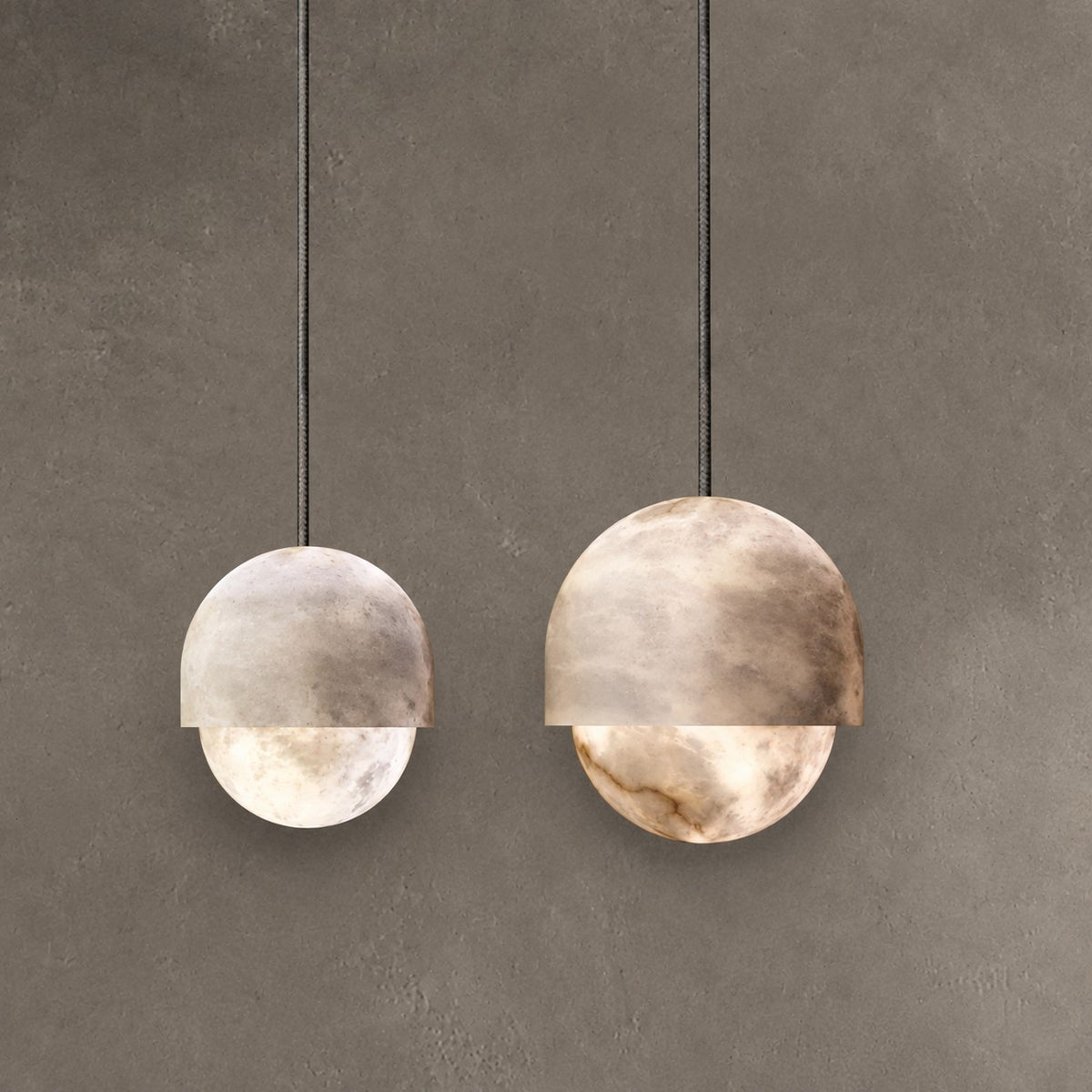 Ronan Modern Alabaster Mini Island Pendant Light