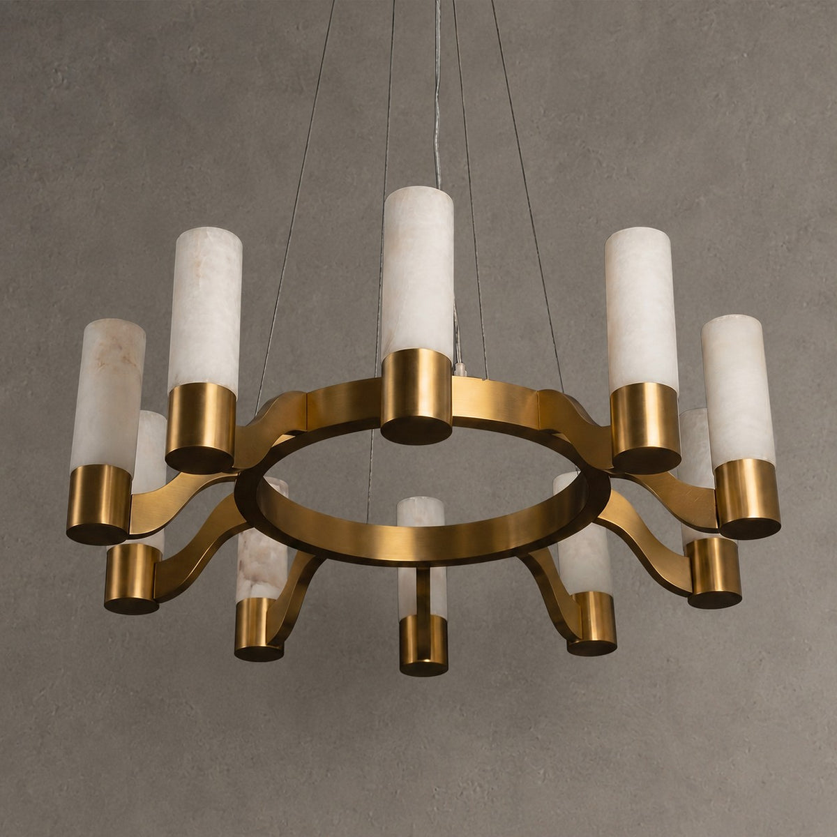 Livia Modern Alabaster Hanging Light Fixtures