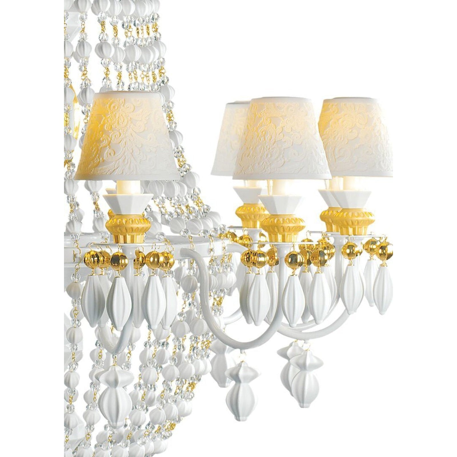 Lladro Winter Palace 12 Lights Chandelier
