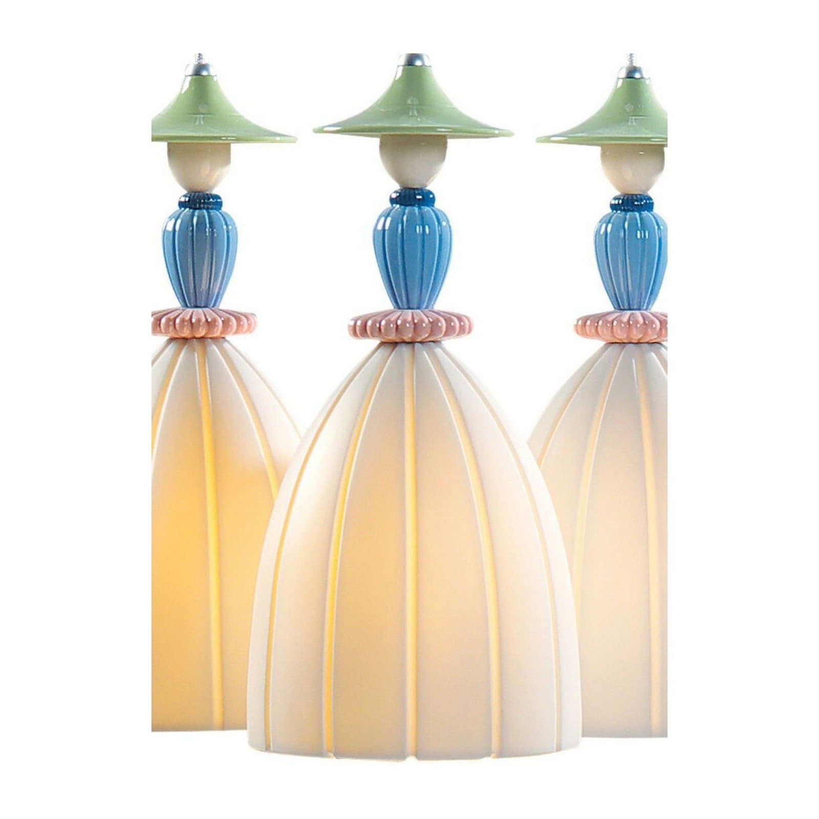 Madeaoiselle Round Canopy 3 Lights Ceiling Lamp
