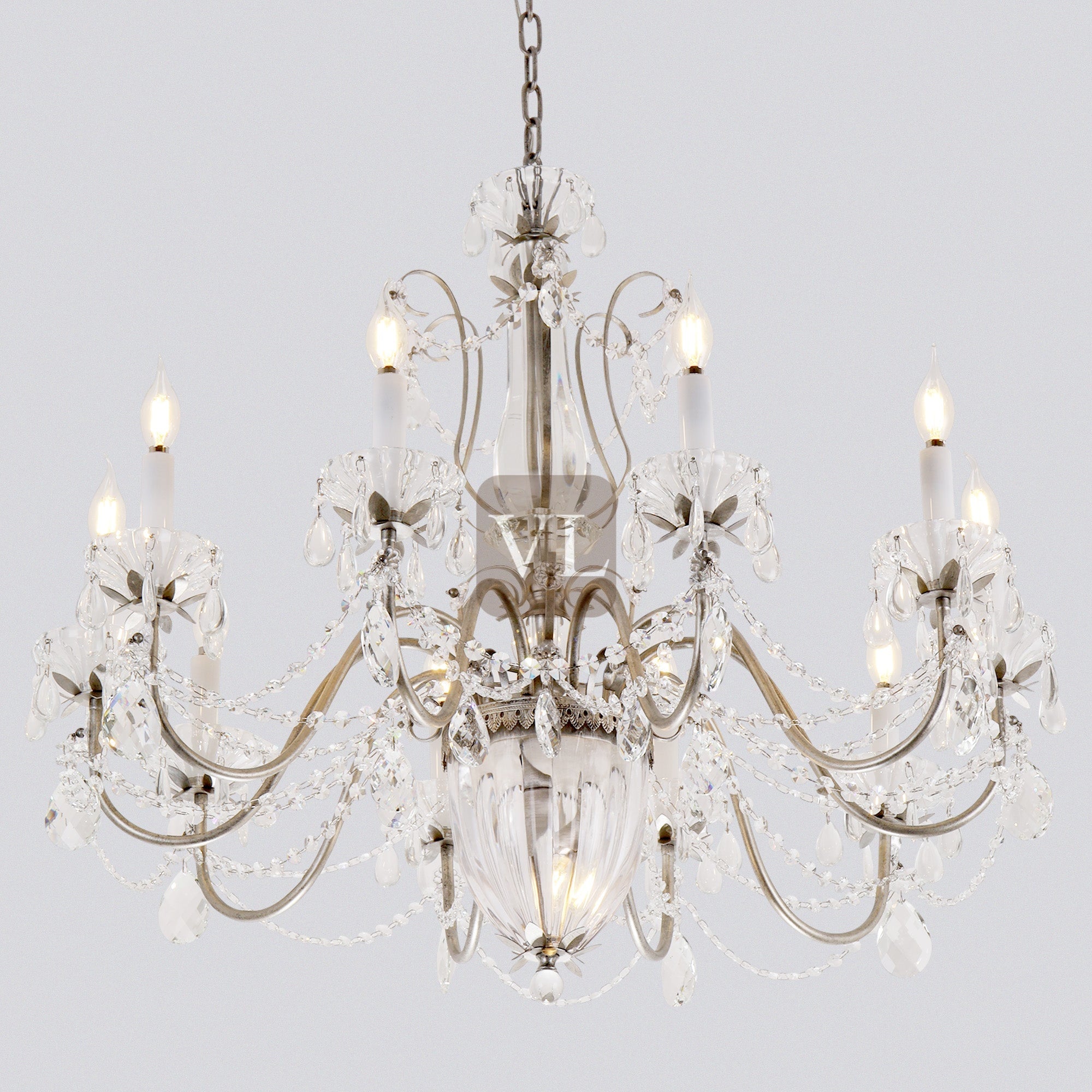 Victorian Crystal Chandelier
