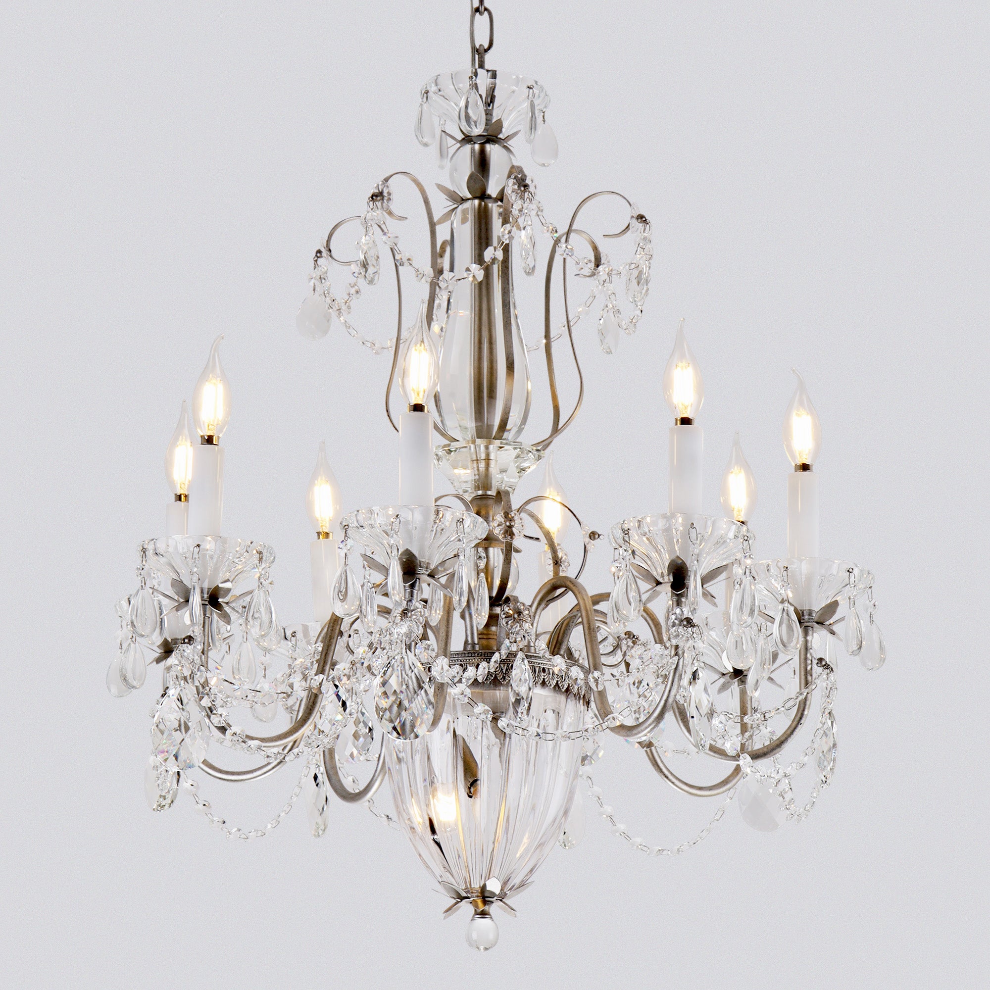 Victorian Crystal Chandelier