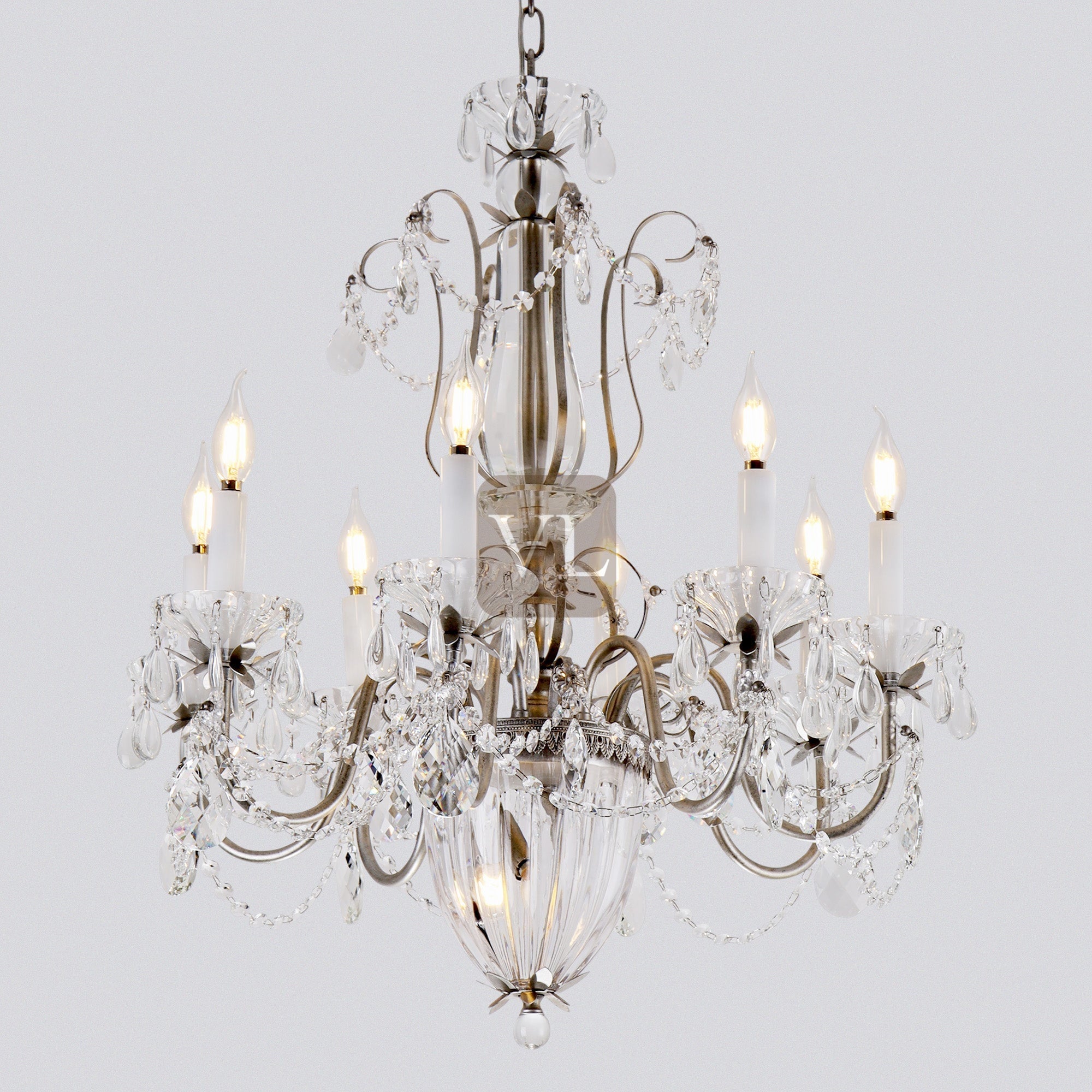 Victorian Crystal Chandelier
