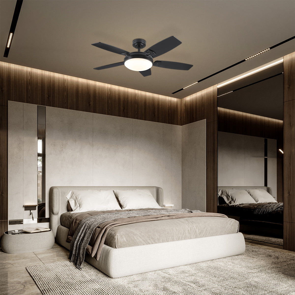 Zephyra Ceiling Fans with Lights 52"