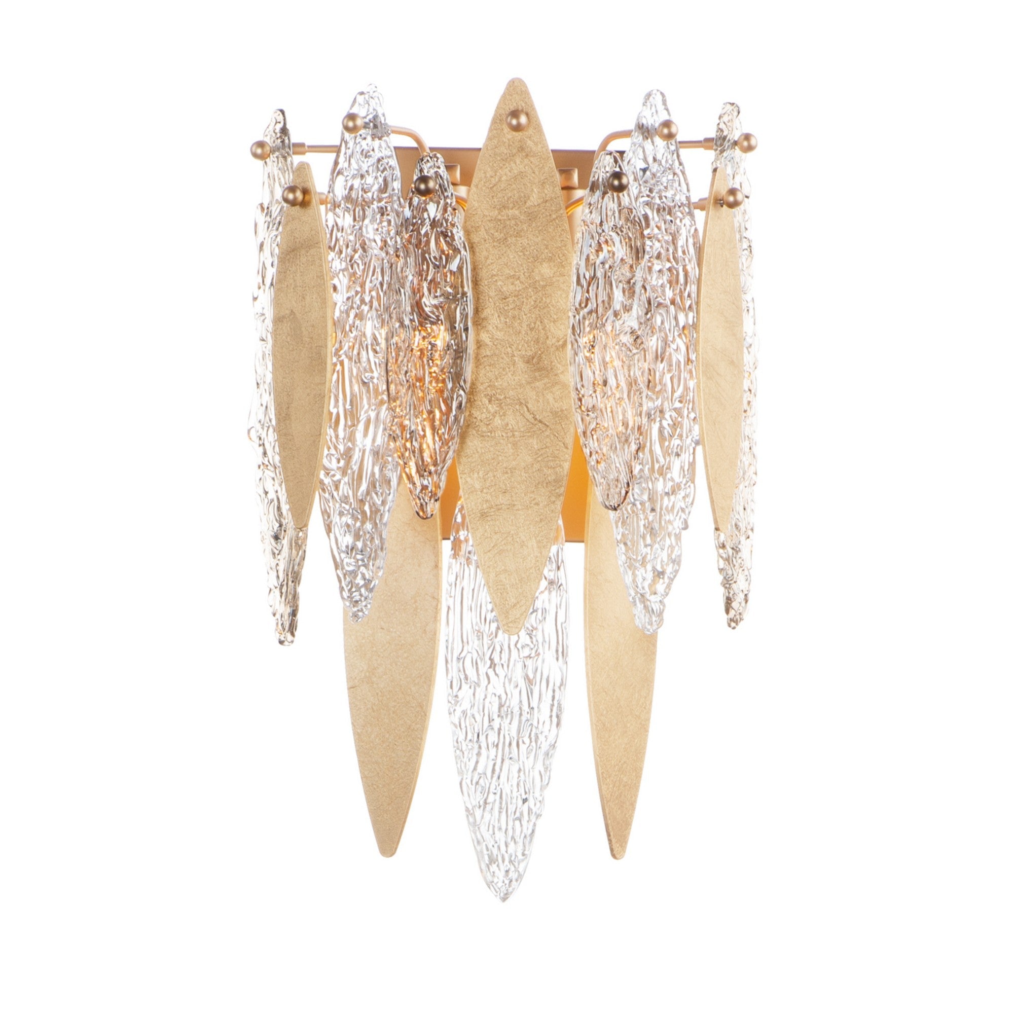 Majestic Gold Finish 18" Wall Sconce Elegant Lighting Fixture