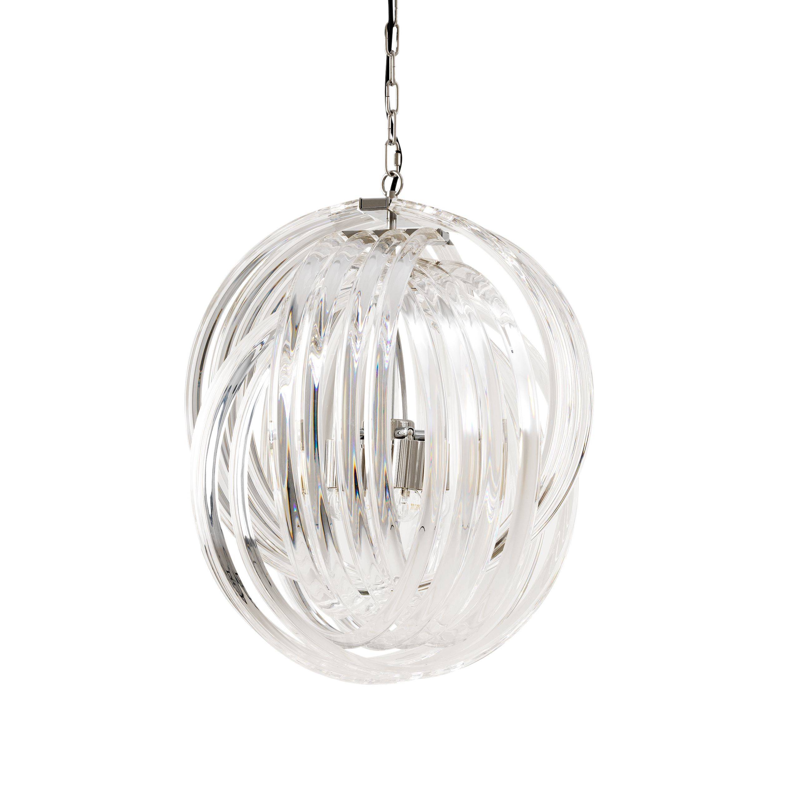 Marco Polo M Modern Chandelier - Nickel