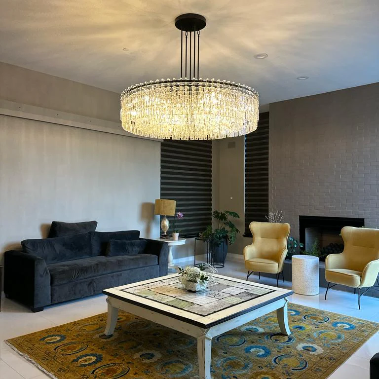Miravon K9 Crystal Round Chandelier