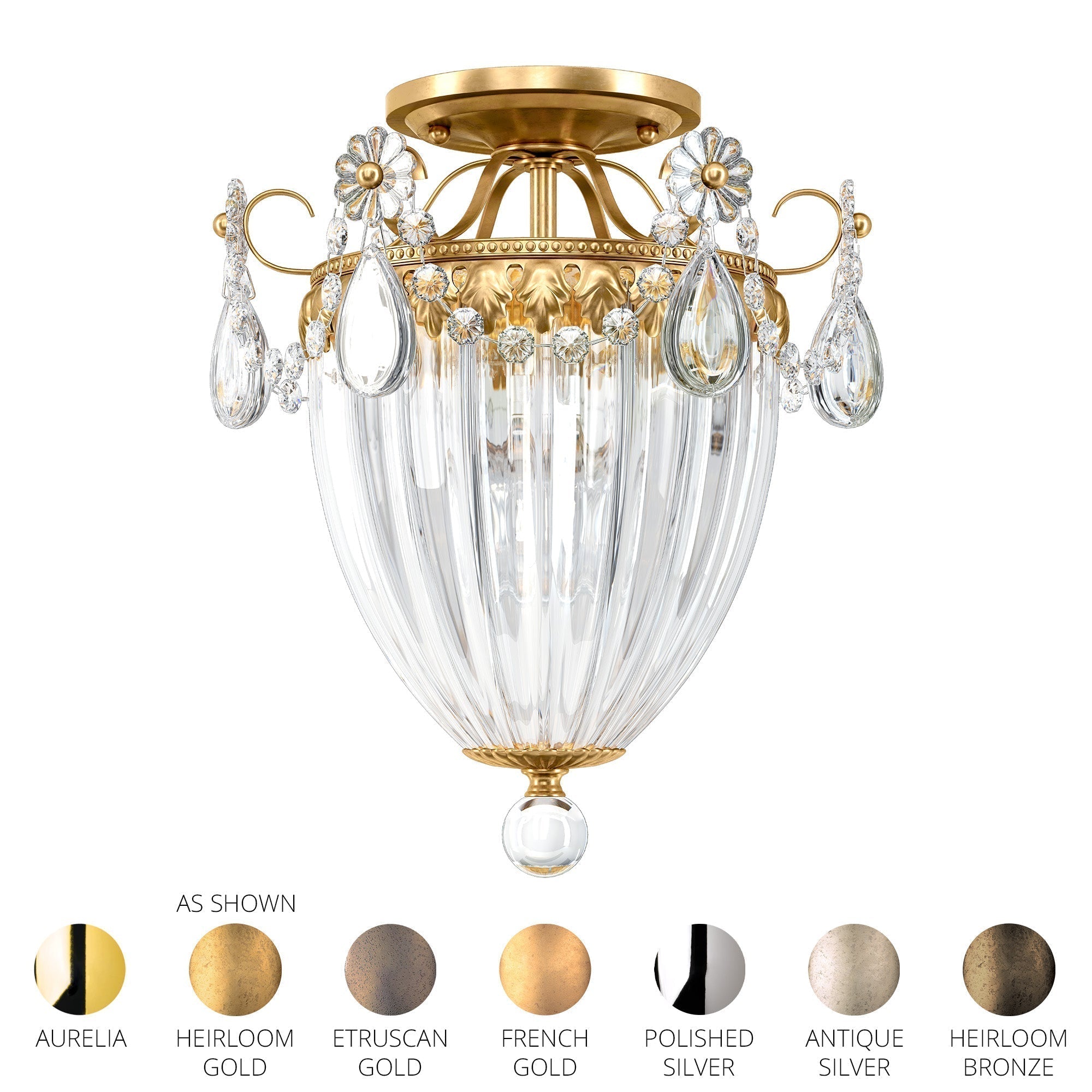 Bauble 3-Light Close-to-Ceiling