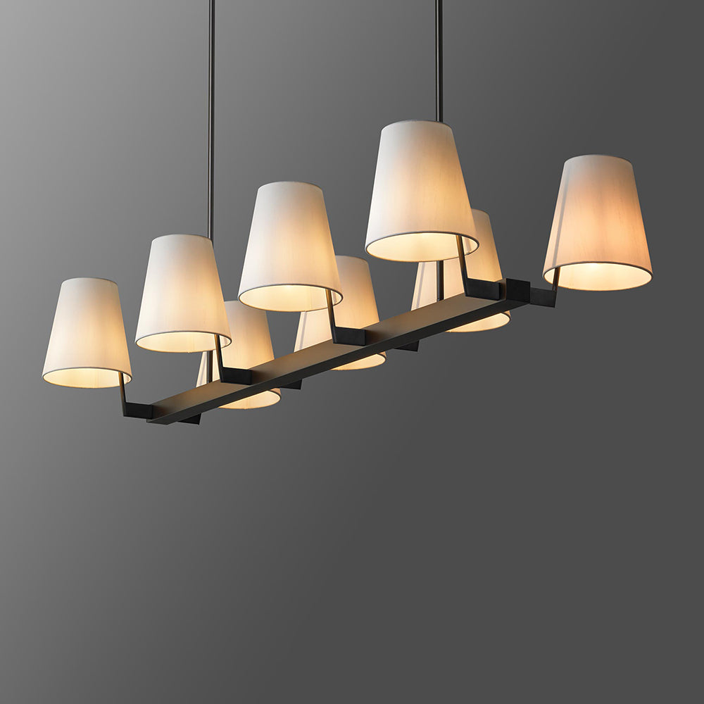 Corniche Circular Linear Chandelier 60'' for dining room & Kitchen