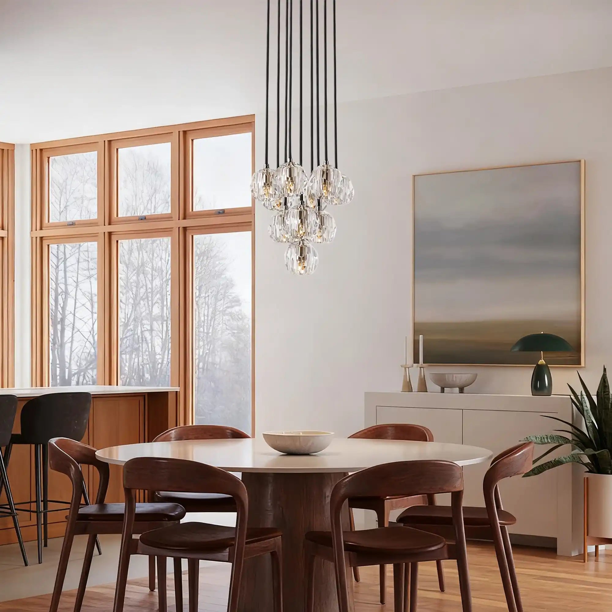 Bolura Crystal Ball Cluster Chandelier