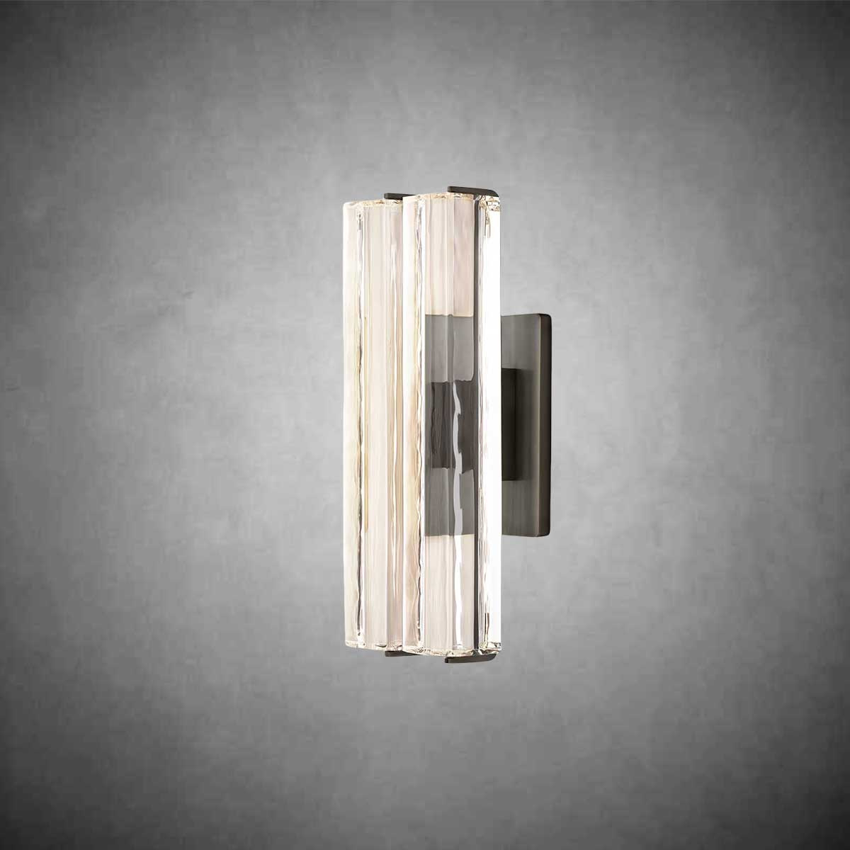 Aurivox Crystal Double Sconce