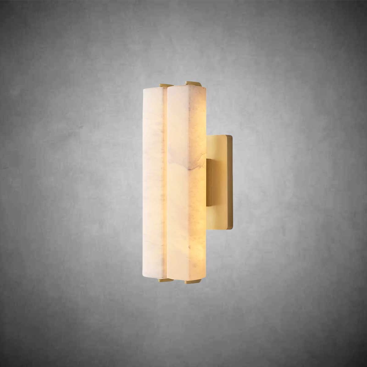 Aurivox Alabaster Double Sconce