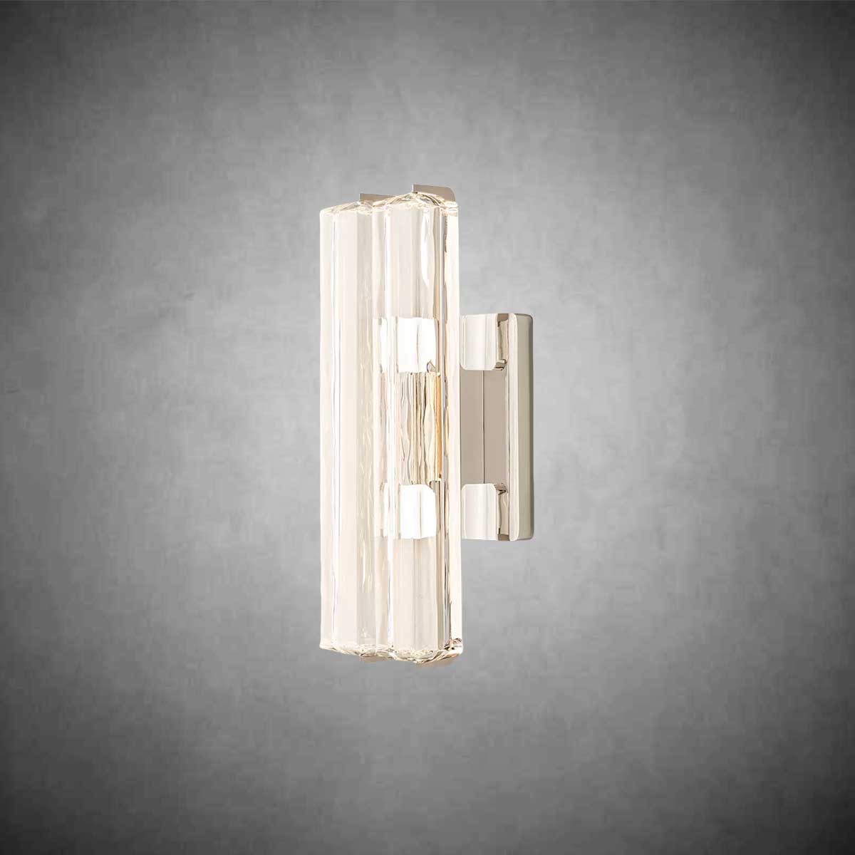 Aurivox Crystal Double Sconce