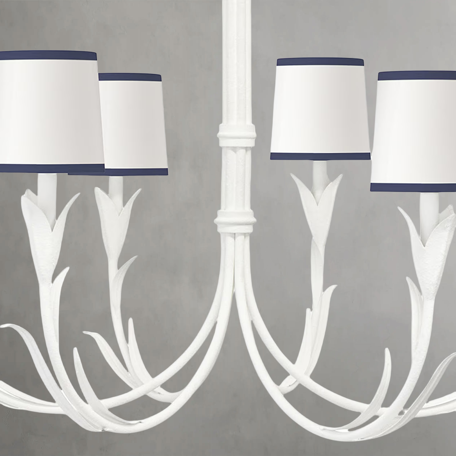 Fontara Dark Blue Reed Chandelier