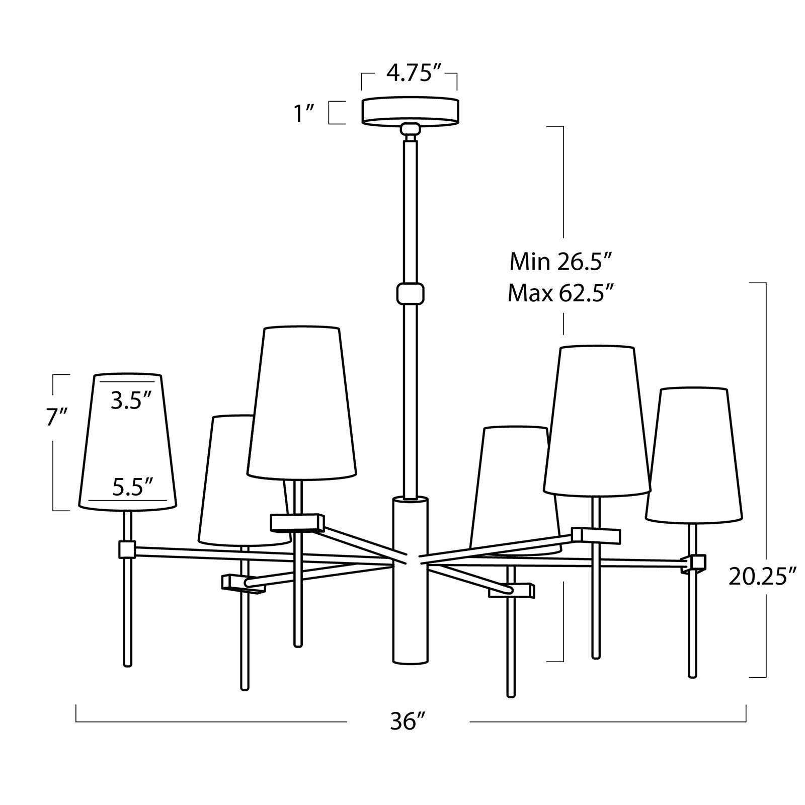 Bellith Chandelier Large