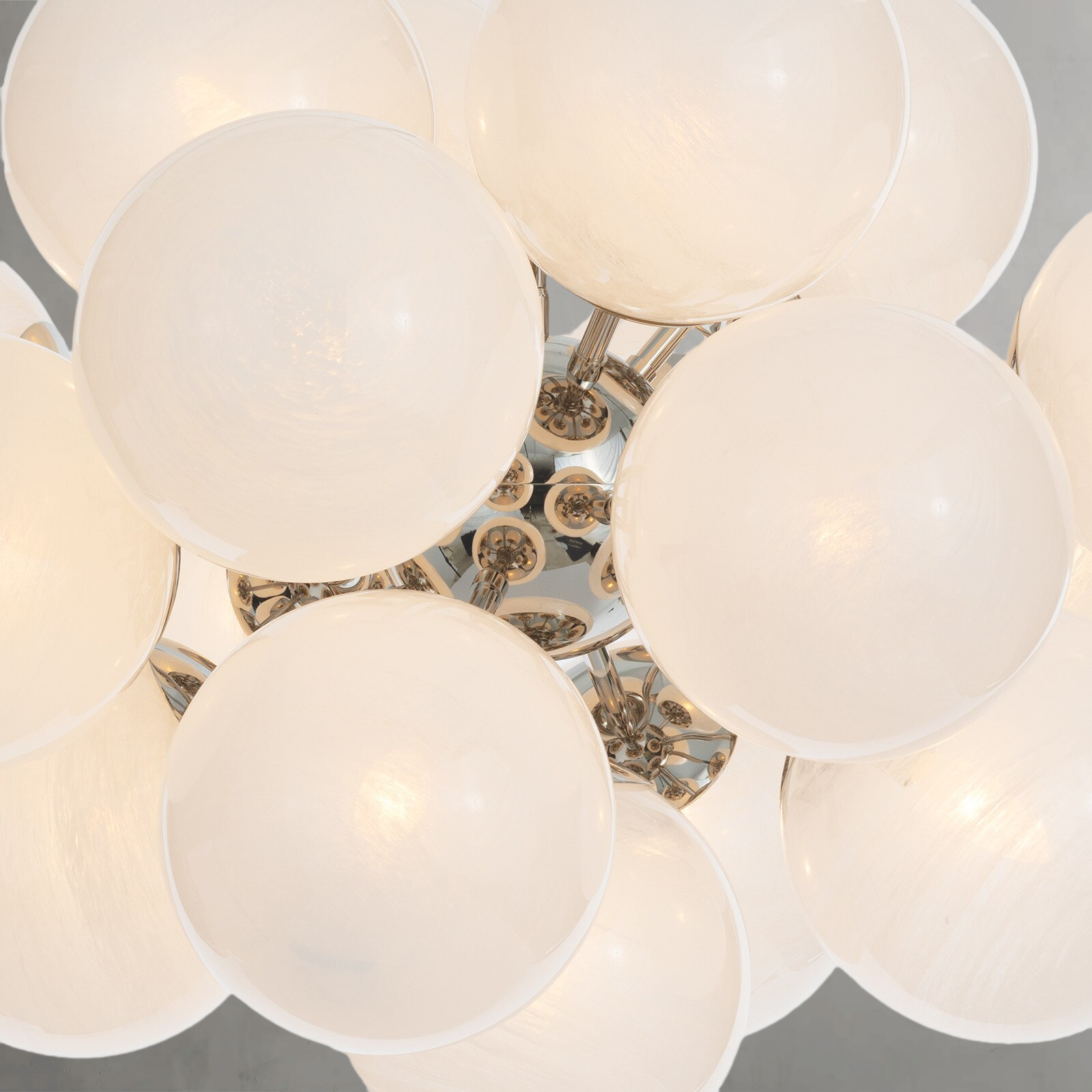 Driftelle Nickel Glass Chandelier