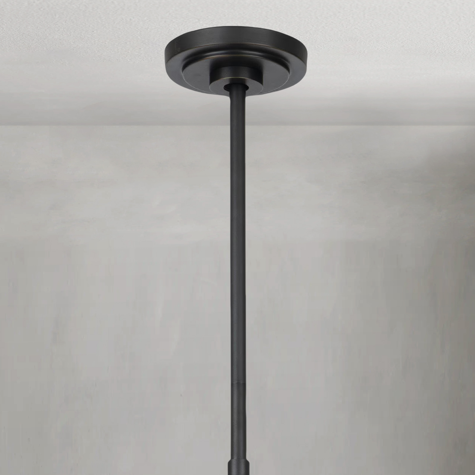 Daphne Bronze Glass Chandelier