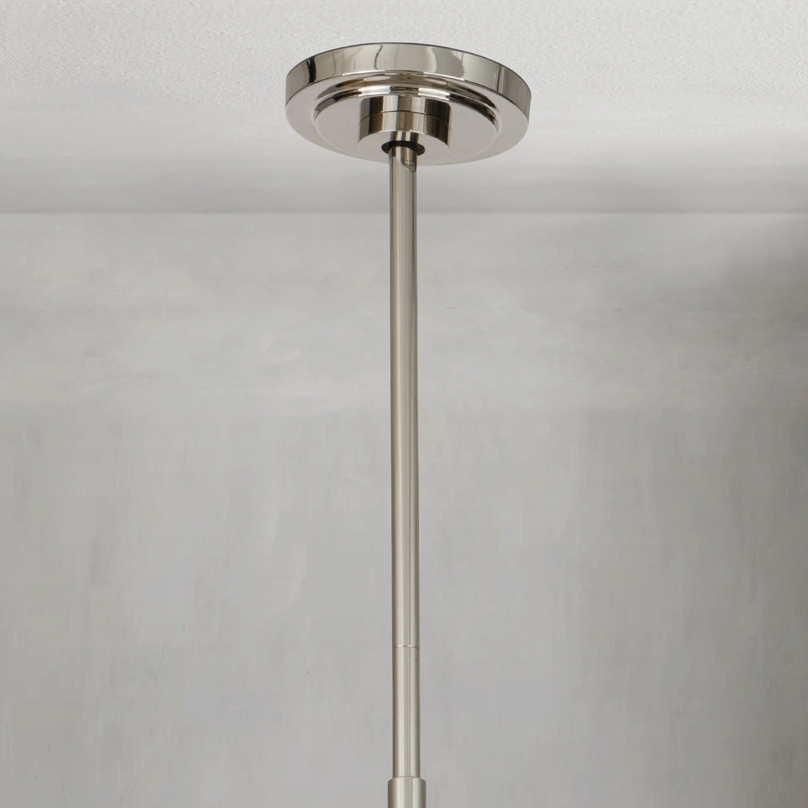 Daphne Nickel Gypsum glass Chandelier
