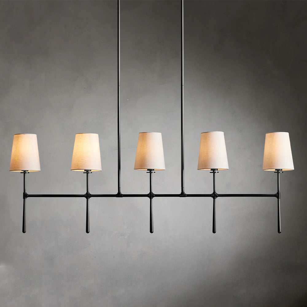 Rhodes Linear Chandelier 5 Light / 6 Ligth