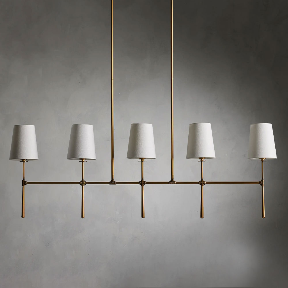 Rhodes Linear Chandelier 5 Light / 6 Ligth