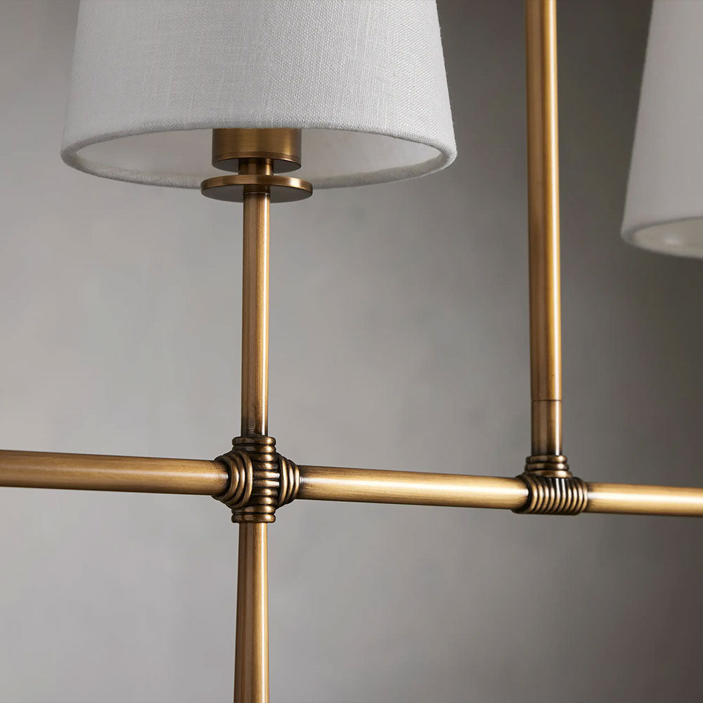 Rhodes Linear Chandelier 5 Light / 6 Ligth