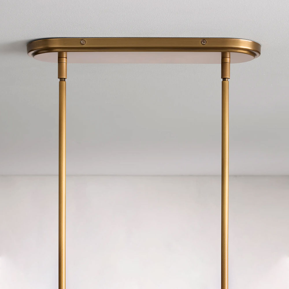 Rhodes Linear Chandelier 5 Light / 6 Ligth