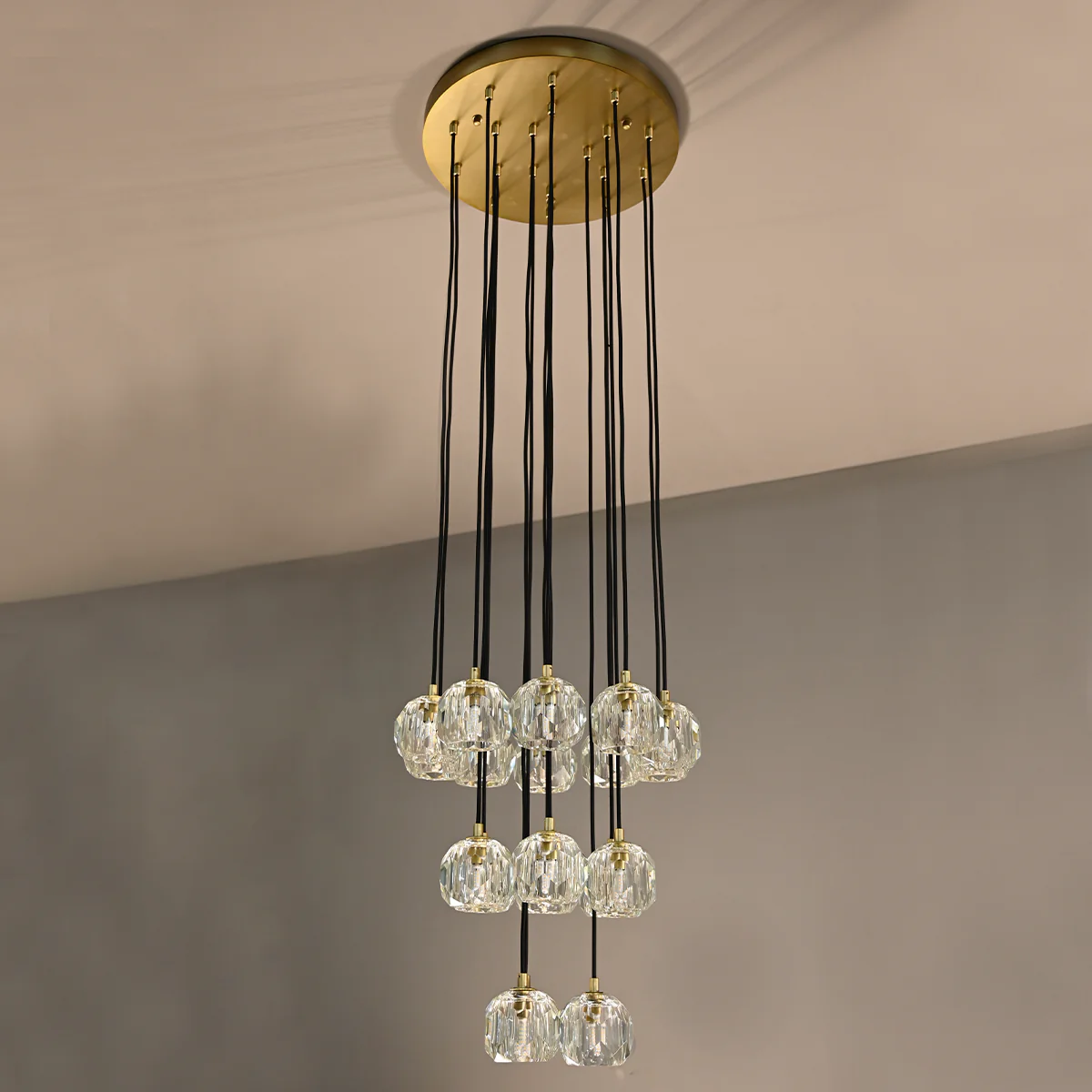Bolura Crystal Ball Cluster Chandelier