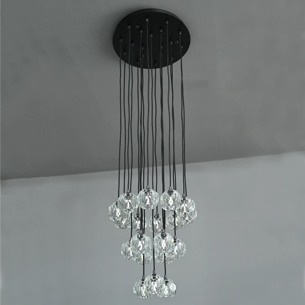 Bolura Crystal Ball Cluster Chandelier