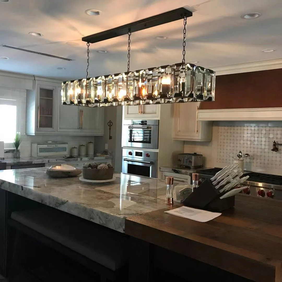 Hartley Crystal Rectangle Chandelier