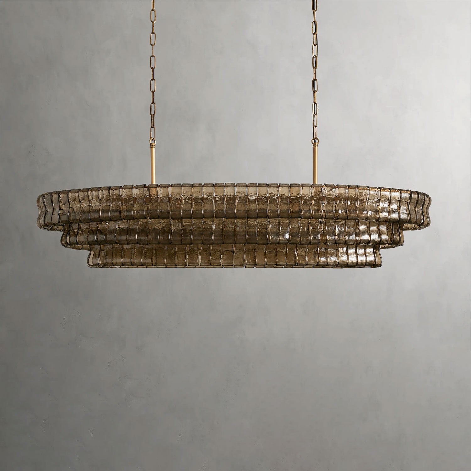 Ghiaccio Oval Chandelier