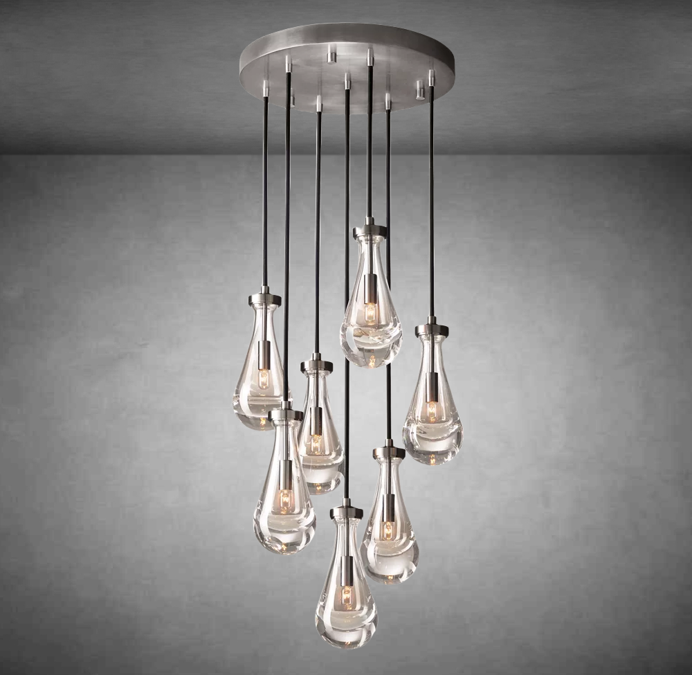 Raindrop Round Chandelier