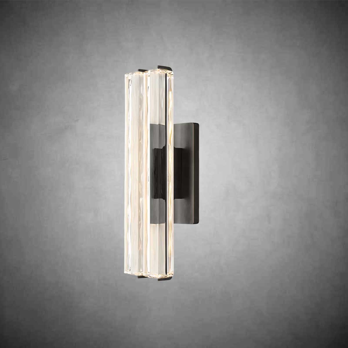 Aurivox Crystal Double Sconce