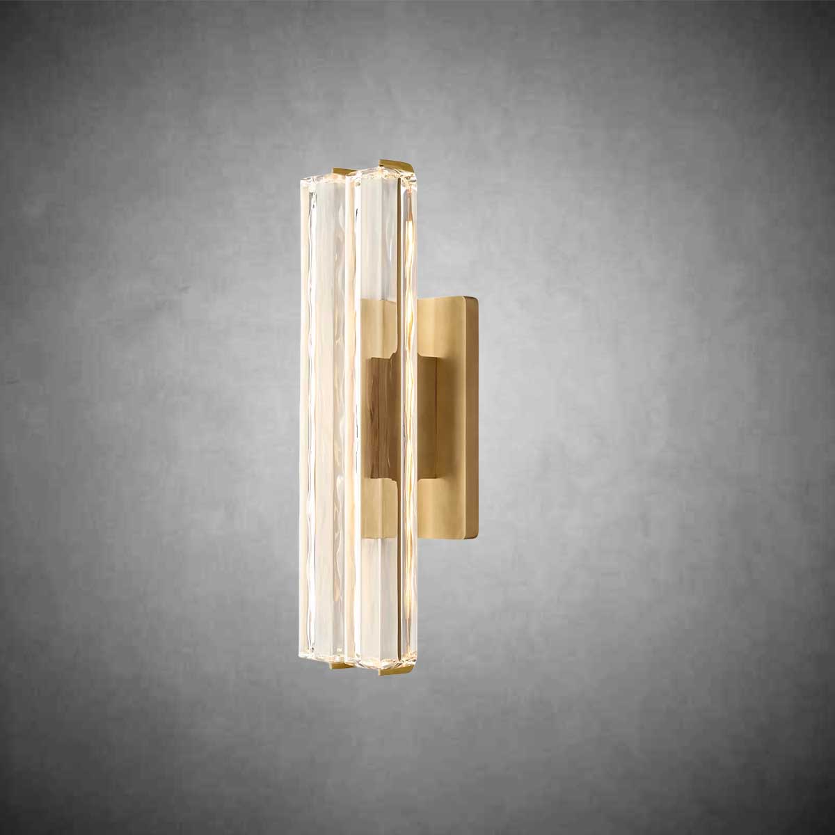 Aurivox Crystal Double Sconce