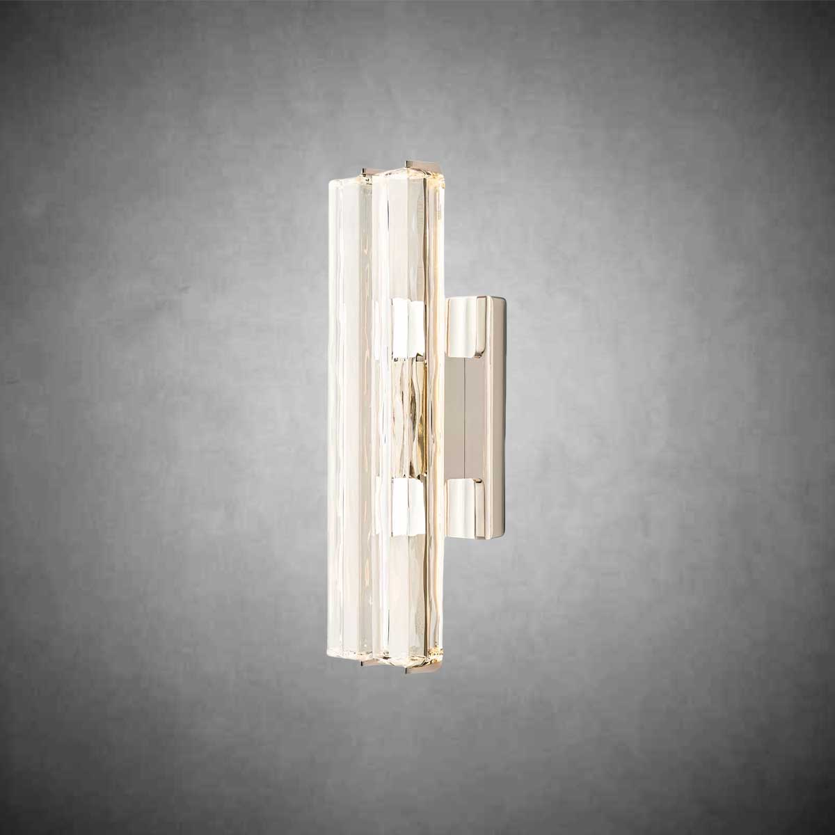 Aurivox Crystal Double Sconce