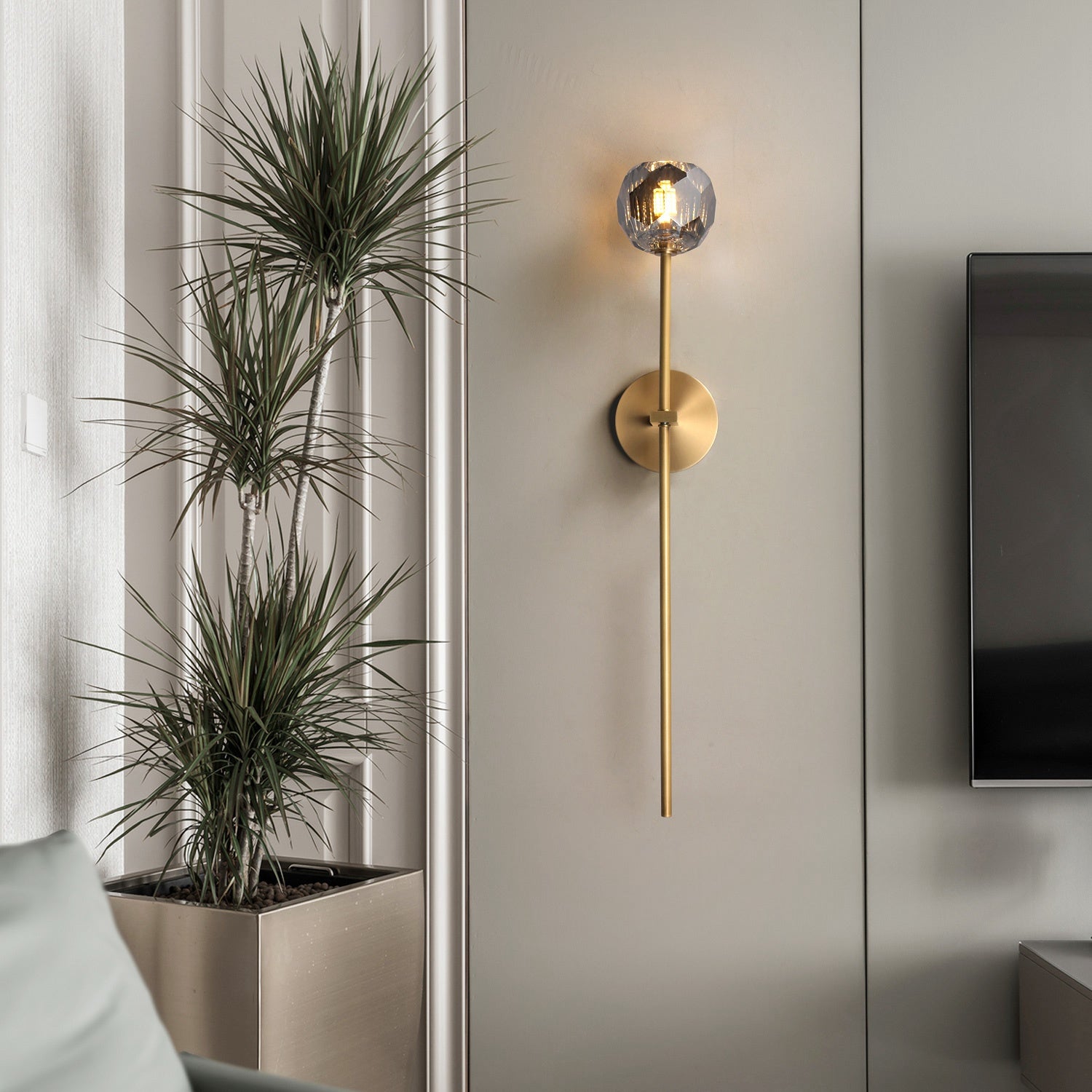 Bolura de Cristal Glass Grand Sconce