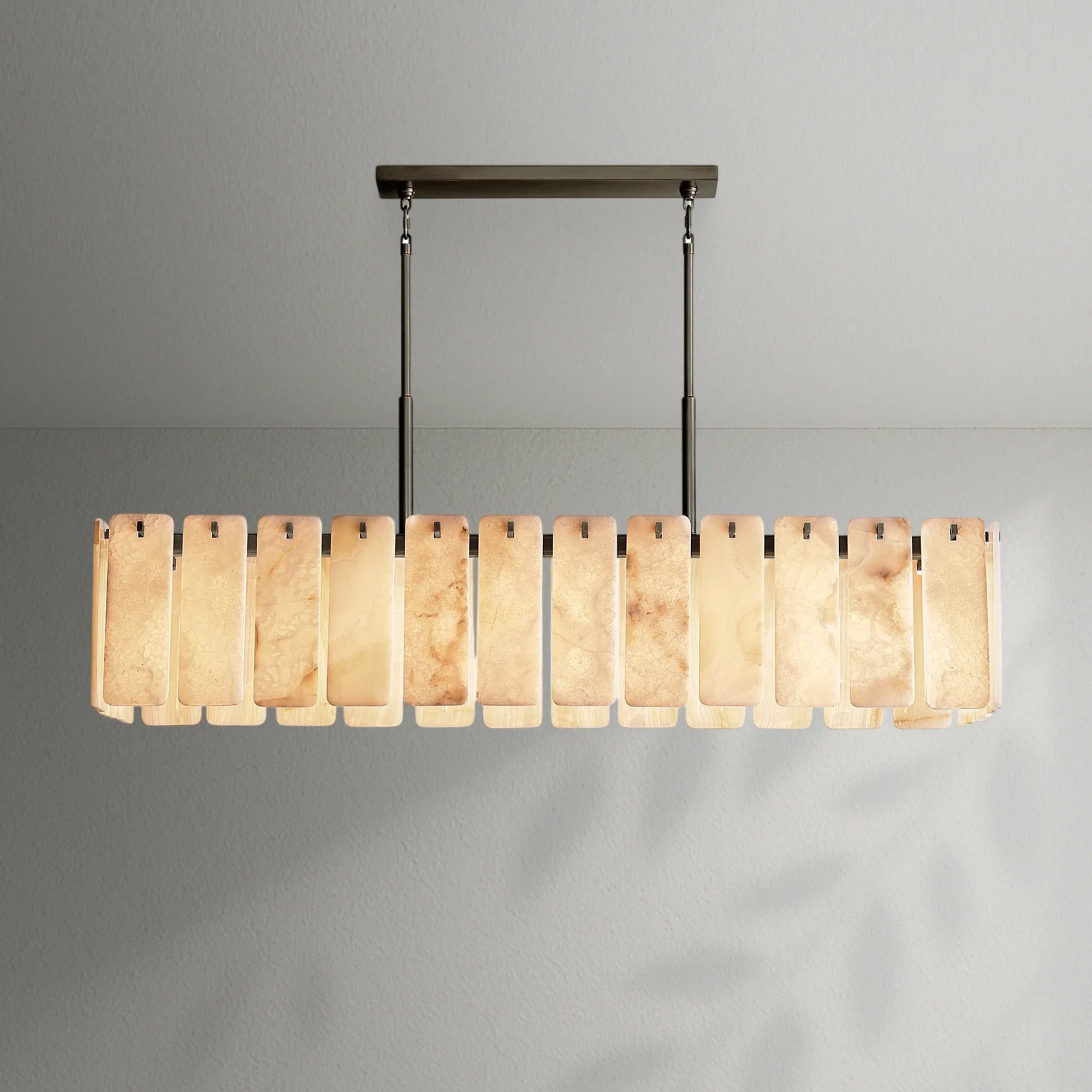Calametto Onyx Rectangular Chandelier