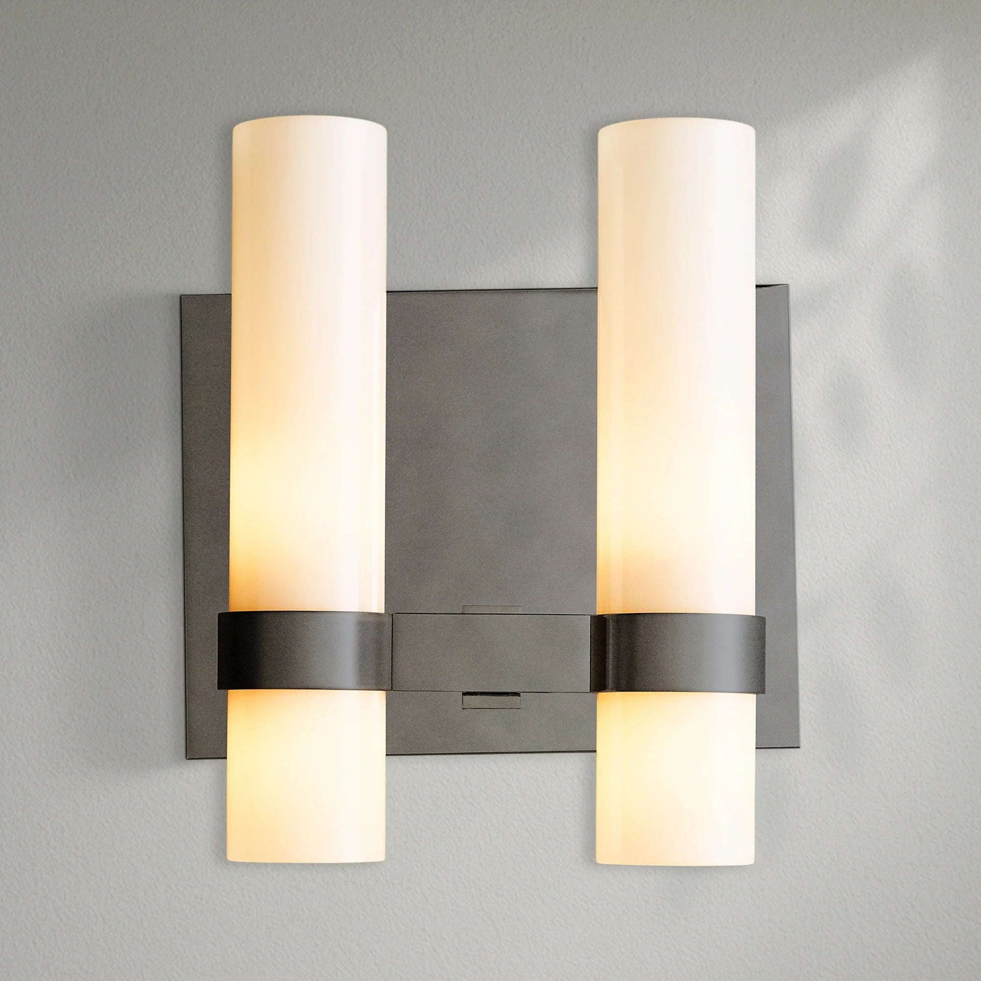 Savelle Milk Glass Double Sconce