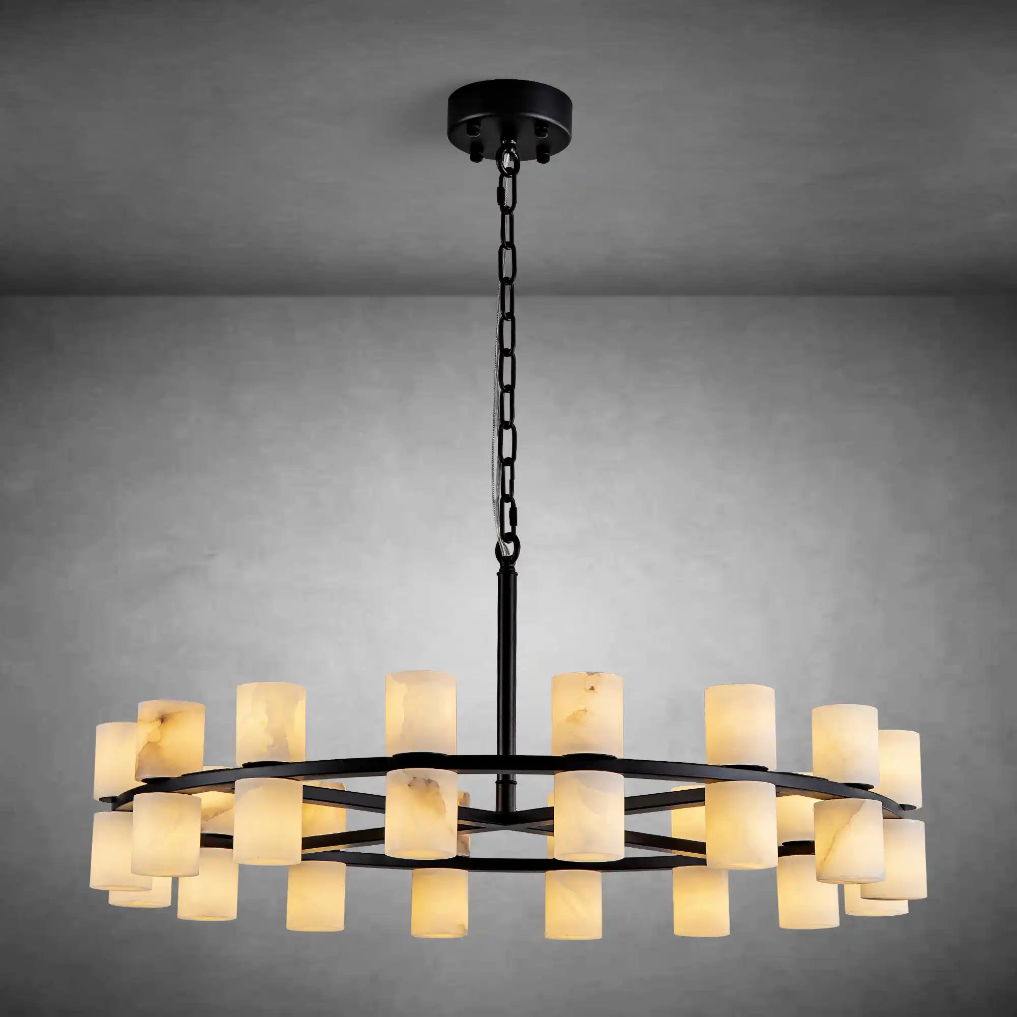 Spanish Alabaster Chandelier