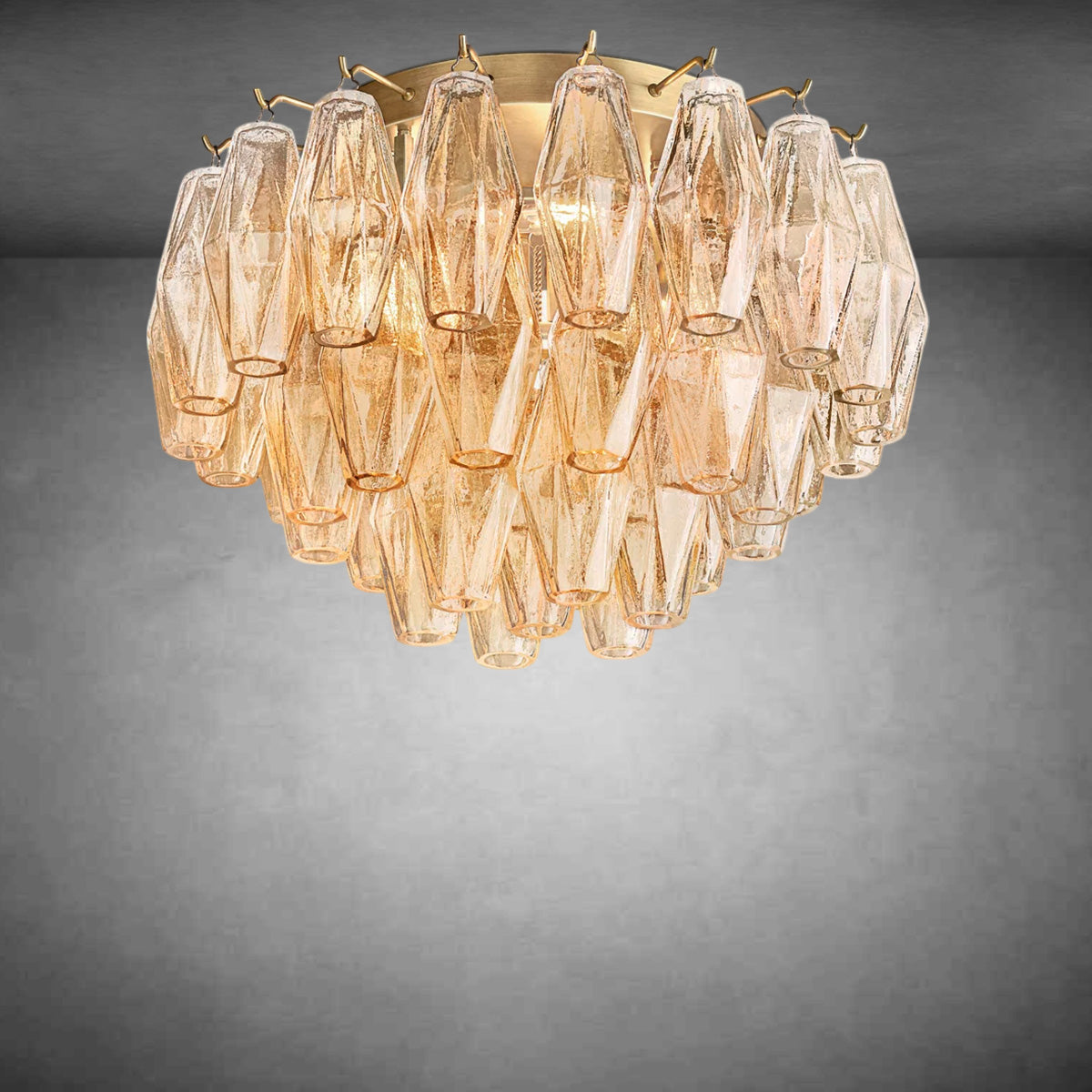 Chiarita Glass Flushmount