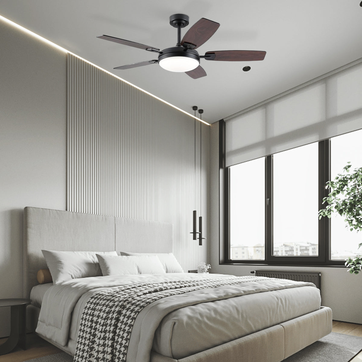 Zephyra Ceiling Fans with Lights 52"