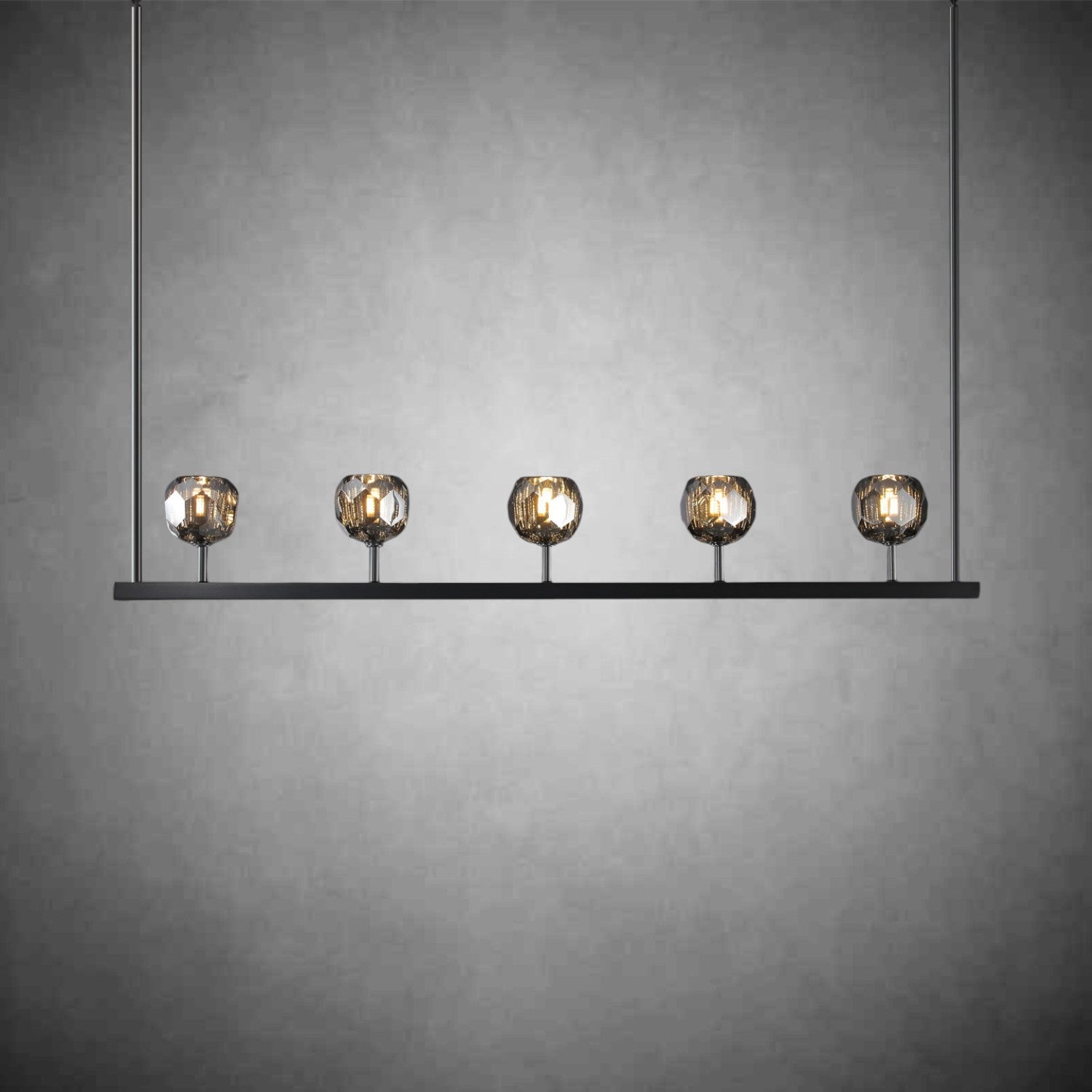 Bolura Crystal Ball Linear Chandelier