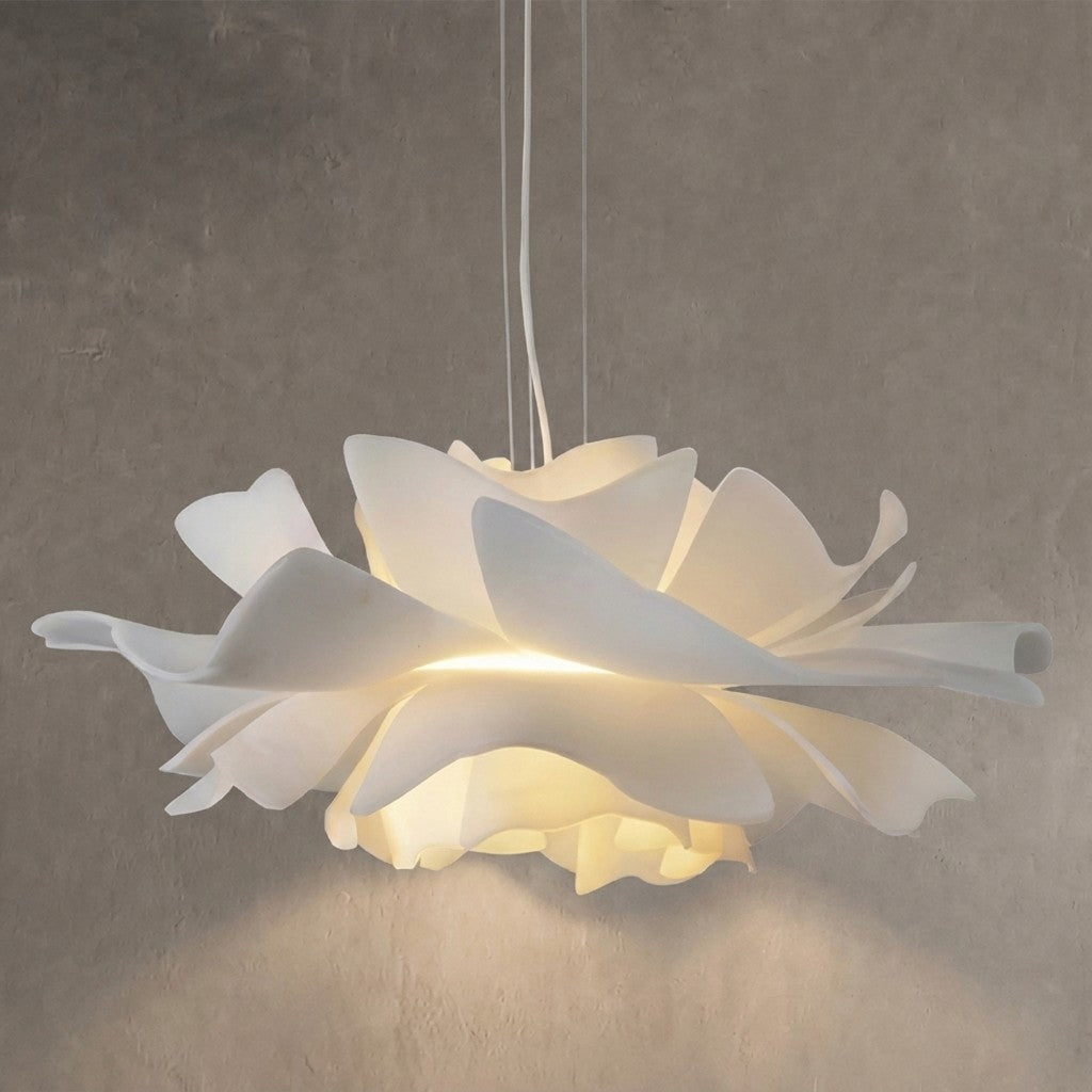 2024 New Arrival Single White Flower Ceiling Light For Kitchen Dining Room Table