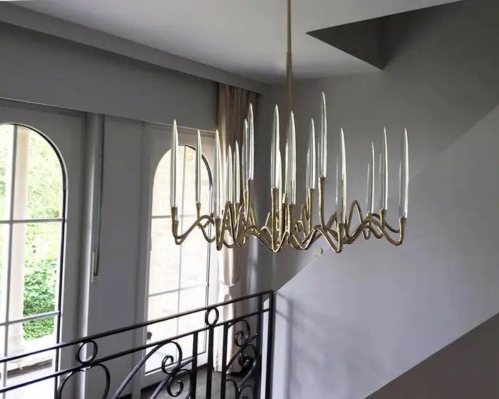 Pezzo Crystal Round Chandelier D33'' 47'' 55''