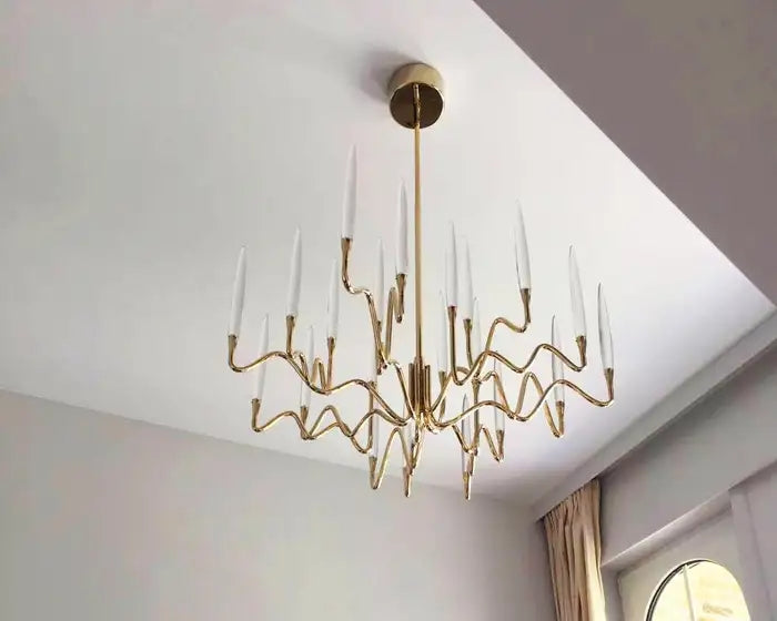 Pezzo Crystal Round Chandelier D33'' 47'' 55''