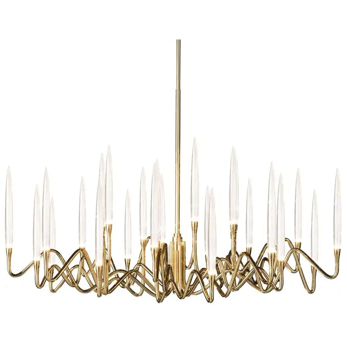 Pezzo Crystal Round Chandelier D33'' 47'' 55''