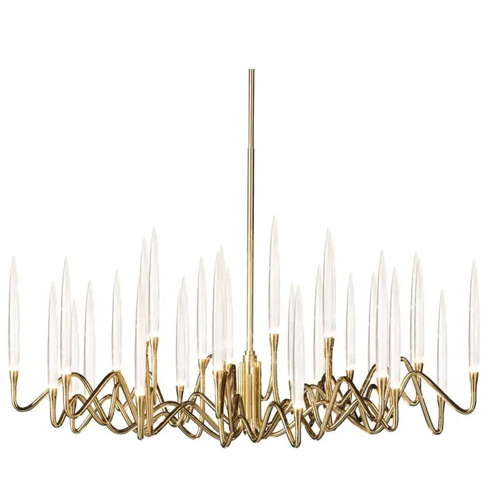 Pezzo Crystal Round Chandelier D33'' 47'' 55''