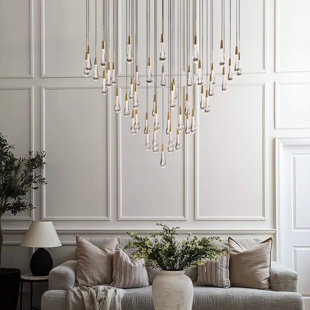 Soltaire  Round Chandelier 58'' for living room/ bedroom