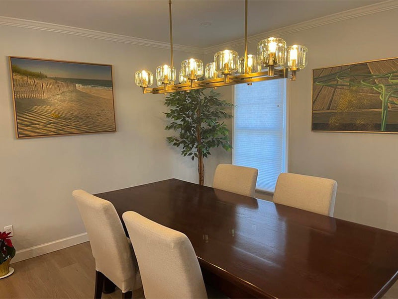 Zachary Double Linear Chandelier