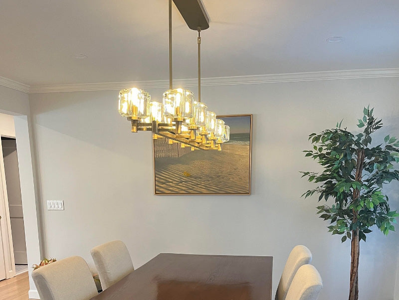 Zachary Double Linear Chandelier