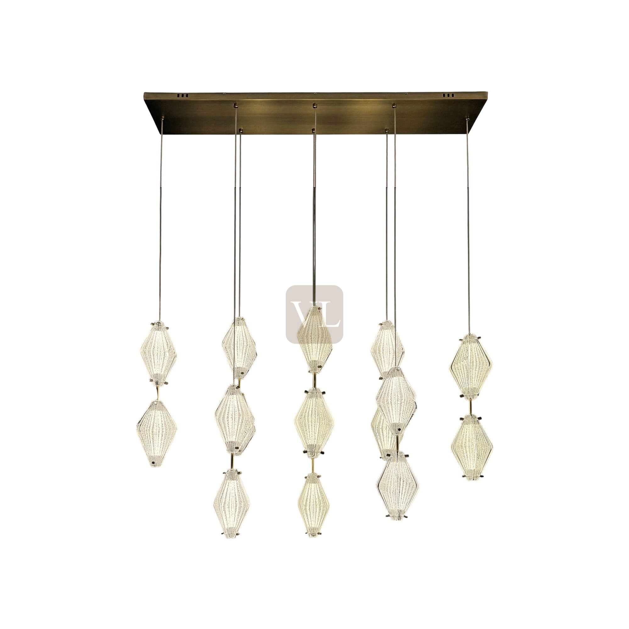 Glass Art Chandelier